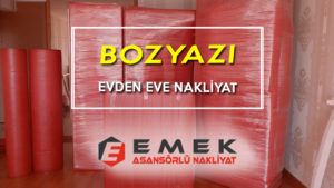 Bozyazı evden eve nakliyat